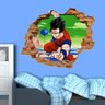 Adesivo de Parede Buraco Falso 3D Dragon Ball 02 Gohan - P 45x55cm - 1