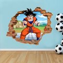 Ver imagem 1 de Adesivo de Parede Buraco Falso 3D Dragon Ball 28 - P 45x55cm