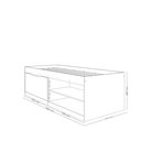 Ver imagem 4 de Cama Solteiro com Sapateira e Nicho para Organização e Armazenamento Prática Vanessa Framar Branca