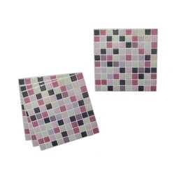 Papel De Parede 4 Und pastilha Auto Adesivo 3d colorido - 3