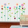 Adesivo de Parede Flores e Bichinhos - P 48x64cm - 1