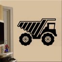 Ver imagem 1 de Adesivo de Parede Caminhãozinho com Caçamba - M 48x69cm