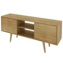 Ver imagem 3 de Rack para TV 55 Polegadas 2 Portas R1464 Natural Tecno Mobili