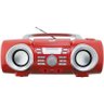 Som Portátil Philco Pb130V USB Cd Mp3 Rádio Fm 10W - Vermelho - 3