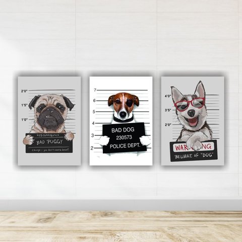 Kit Quadros Decorativos PET 3 peças