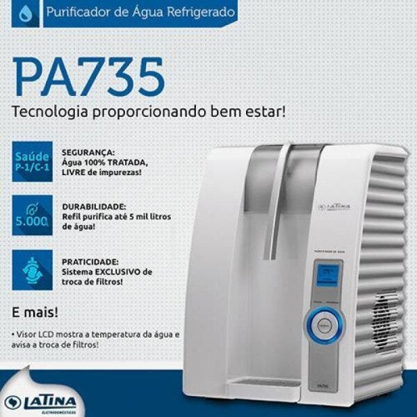 Purificador De Água Latina Pa735 - 5
