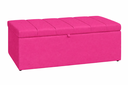 Ver imagem 2 de Recamier Calçadeira Baú Carla para Quarto Cama Casal 140 Cm Suede Rosa Pink do Lar Móveis e Decoraçã