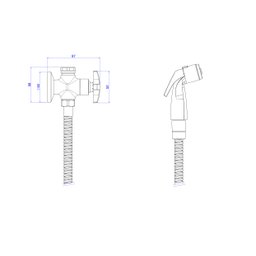Ducha Higiênica Deca Max com Registro Cromado 1984.C34.ACT - 4