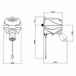 Ducha Jet Control Eletrônica 7800W 220V Branca Lorenzetti - 4