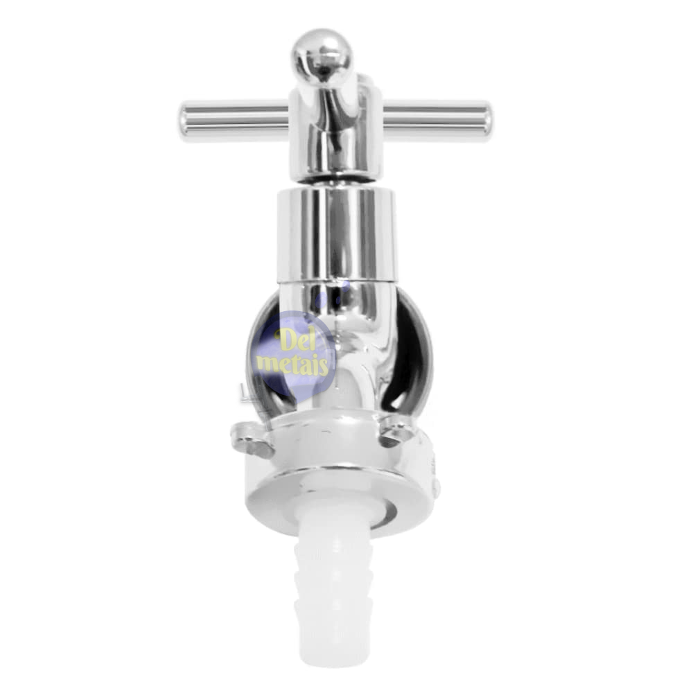 Torneira para Jardim Tanque Alavanca Metal Cromada 1130 C31 Cor:prateado Casagrande Mundial - 2