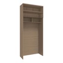 Ver imagem 2 de Guarda Roupa Modulado Ponte 2 Portas 2450x1000mm Setiba Plus Rimo Carvalho/palha