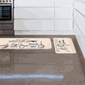 Kit Tapete de Cozinha 2 peças Feito com Amor Único - 1