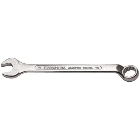 Chave Combinada 7/8" com Pescoço Tramontina com Corpo Forjado em Aço Especial Cromado Tramontina