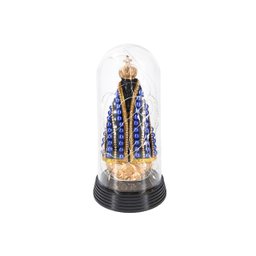 Luminária Imagem Nossa Senhora Aparecida Padroeira Do Brasil com Redoma Led Branco Quente Grande 19  - 1