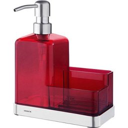 Organizador De Pia Elegance Vermelho Brinox - 1 Organizador De Pia Elegance Vermelho Brinox - 1