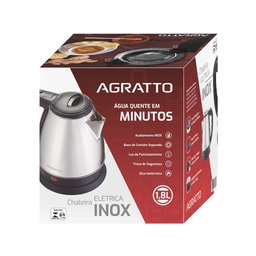 Chaleira Elétrica Inox Ce-02 220v Agratto - 8