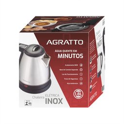 Chaleira Elétrica Inox 127v Agratto - 7