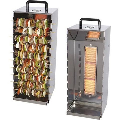 Assador a Gás GLP Inox 10 Espetos AGI-10 Arke