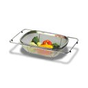 Ver imagem 2 de Cesto para lavar frutas e verduras aço Inox verona aberto