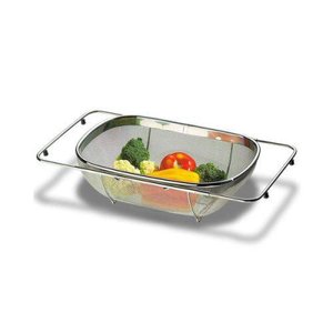 Cesto para lavar frutas e verduras aço Inox verona aberto