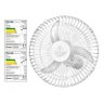 Ventilador de Parede 50cm Branco Light 127V Venti-Delta - 4