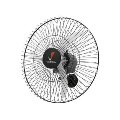 Ventilador Parede 60cm Preto Ventura Bivolt