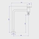 Ver imagem 5 de Torneira de Mesa Deca para Cozinha Cromado com Bica Móvel Link