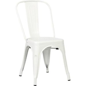 Cadeira Francesinha Iron Estilo Industrial Branca