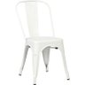 Cadeira Francesinha Iron Estilo Industrial Branca - 1