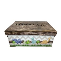 Kit Bebe Higiene Dinossauro Com Trio De Quadrinhos Decoração - 4