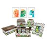 Kit Bebe Higiene Dinossauro Com Trio De Quadrinhos Decoração - 1