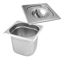 Ver imagem 2 de Lixeira Inox Banheiro Cesto Tampa Basculante 3,5 L Escritório Technox