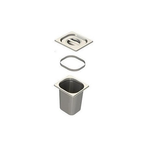 Lixeira Inox Banheiro Cesto Tampa Basculante 3,5 L Escritório Technox