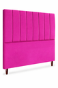 Ver imagem 2 de Cabeceira de Cama Box Carla Casal Queen 160 Cm Oxford Rosa Pink do Lar Móveis e Decoração