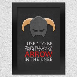 Poster com Moldura Gamer Arrow in The Knee - 2