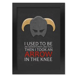 Poster com Moldura Gamer Arrow in The Knee - 1