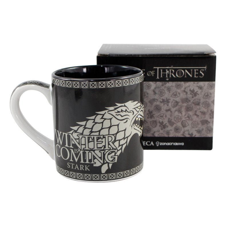 Caneca Game of Thrones Coming Stark MadeiraMadeira