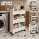 Ver imagem 6 de Carrinho para Cozinha Banheiro Lavanderia Funcional Multiuso