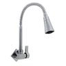 Torneira Cozinha Flexível Quadrada Parede Cone Cromado Exclusivo - 1