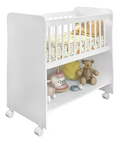 Ver imagem 2 de Mini Berço Moises Rubi com Colchão e Suporte Mosqueteiro:branco