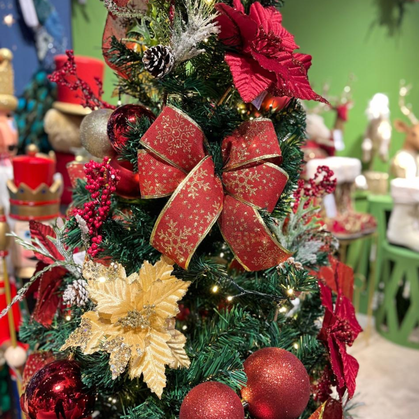 Árvore de Natal Decorada Luxo Completa Lindissima 1,80m - 7