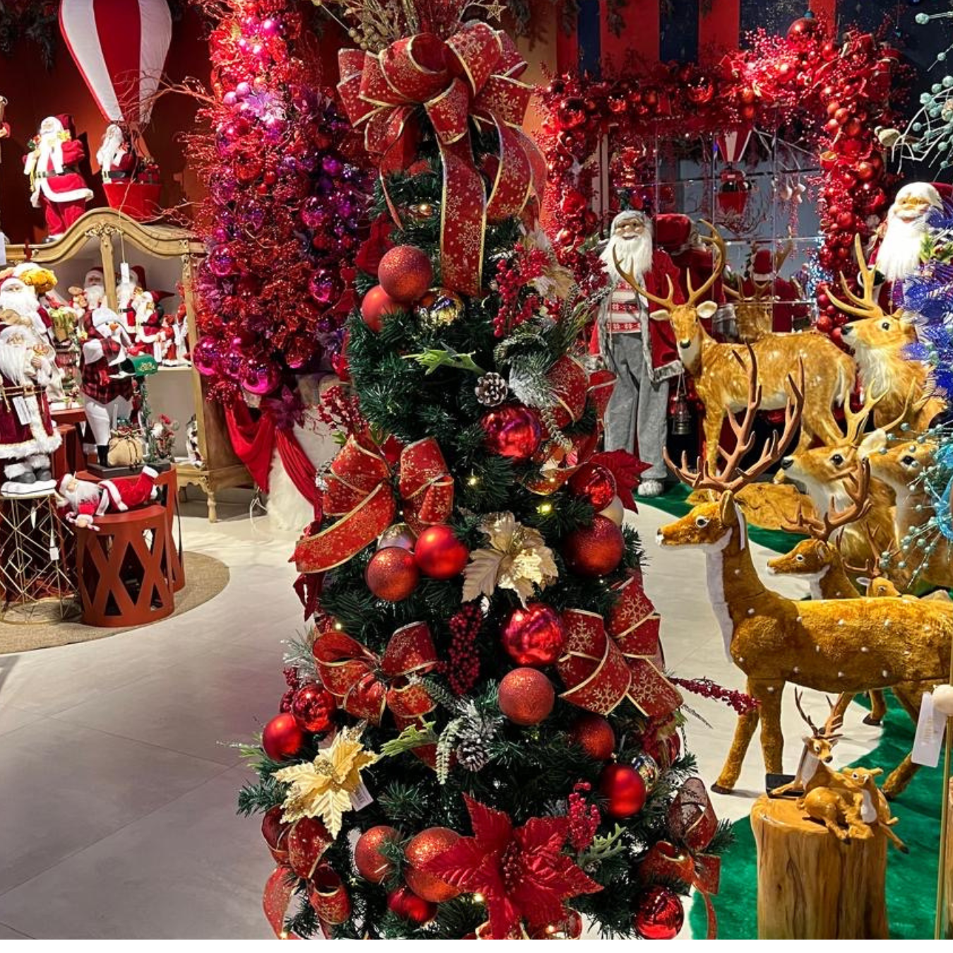 Árvore de Natal Decorada Luxo Completa Lindissima 1,80m - 5