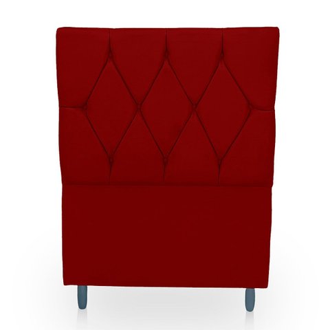 Cabeceira Estofada para Cama de Solteiro 90 Athena Suede