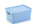 Ver imagem 2 de 2 Caixas Organizadoras com Tampa Grande 15 Lts Rattan