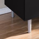 Ver imagem 5 de Conjunto Balcão de Cozinha 1,20m Turim com Cooktop 5 Bocas Essencial Movelove Mdf/mdp Preto