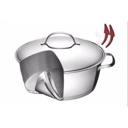 Panela Inox 20cm Allegra Fundo Triplo Tramontina - 2 Panela Inox 20cm Allegra Fundo Triplo Tramontina - 2