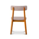 Ver imagem 6 de Kit 2 Cadeira de Jantar Madeira Maciça Alice Estofada Premium Ergonomica Confortável Di Franco