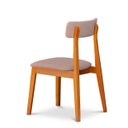 Ver imagem 4 de Kit 2 Cadeira de Jantar Madeira Maciça Alice Estofada Premium Ergonomica Confortável Di Franco