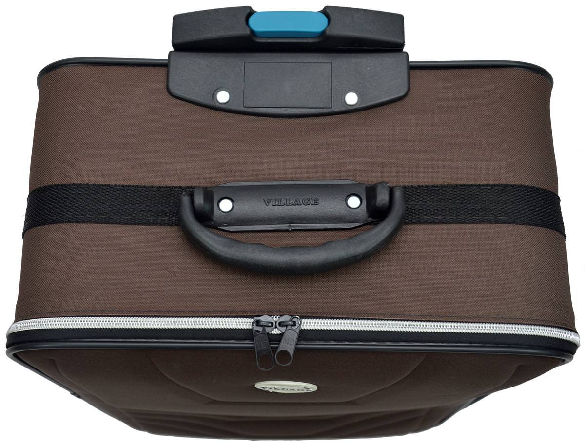 KIT CONJUNTO 2 MALAS VIAGEM VILLAGE ANAC - MÉDIA E GRANDE Swiss Marrom - 6