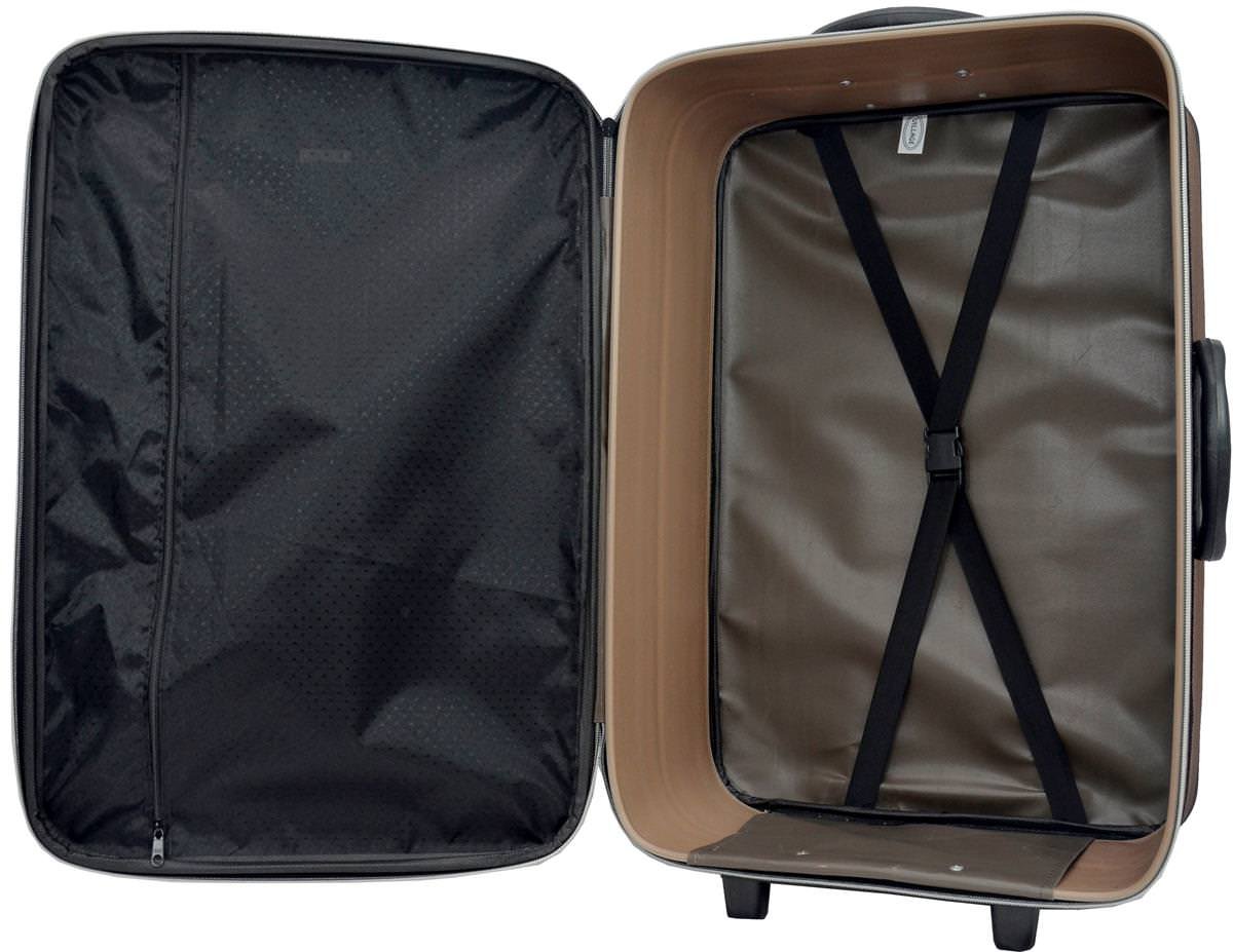 KIT CONJUNTO 2 MALAS VIAGEM VILLAGE ANAC - MÉDIA E GRANDE Swiss Marrom - 5